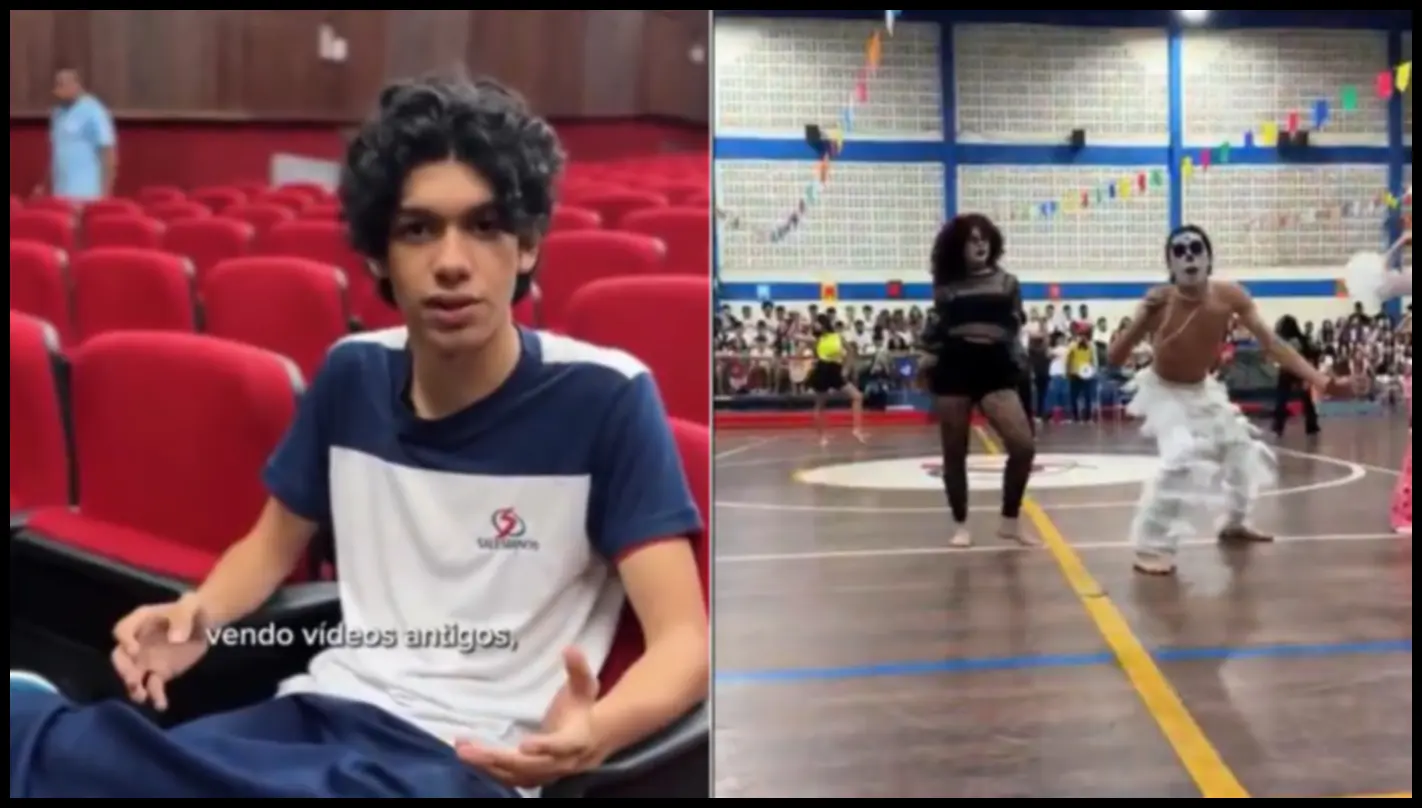 Yago Savalla durante sua performance