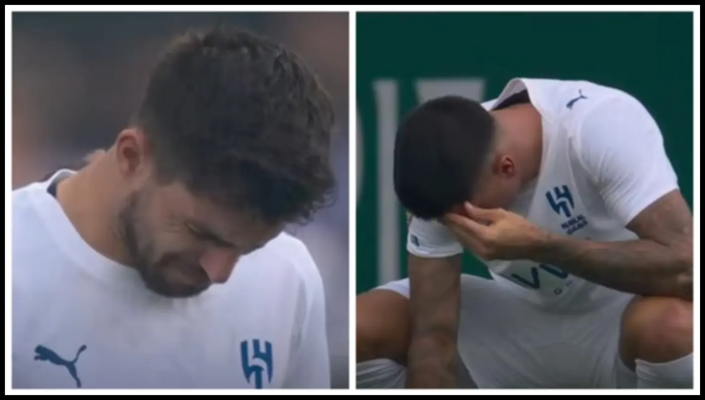 Rúben Neves e João Cancelo em homenagem a Diogo Jota