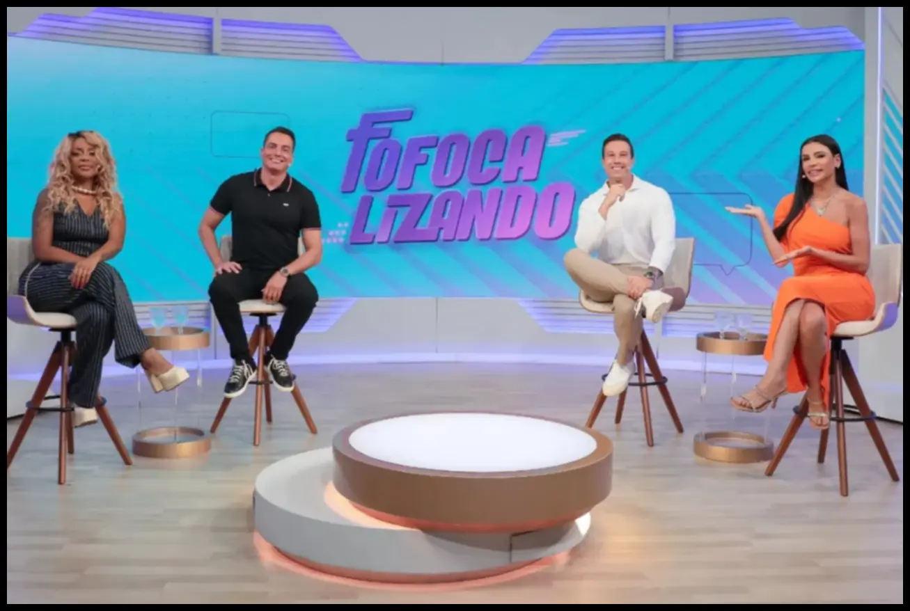 Mara Maravilha e Cariúcha no programa Fofocalizando