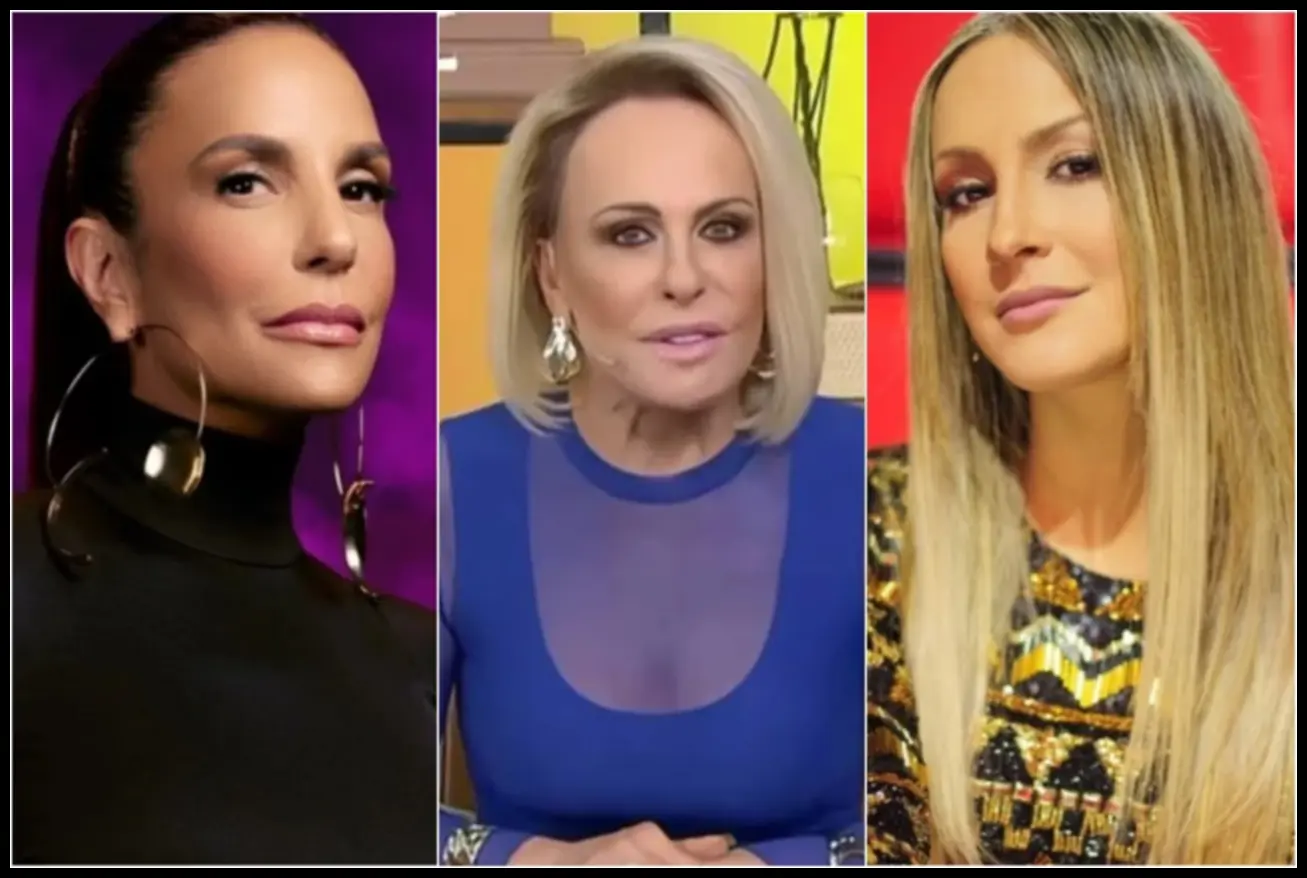 Ana Maria Braga no estúdio do Mais Você