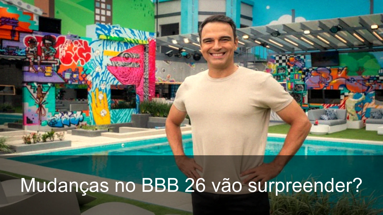 Imagem da nova casa do Big Brother Brasil 26
