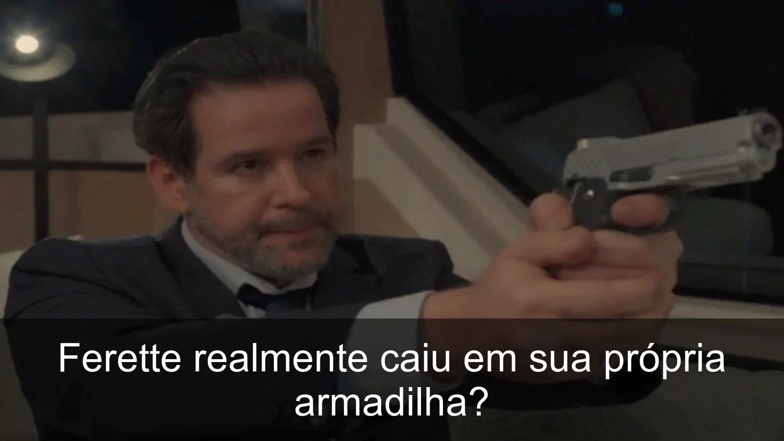 Ferette em uma tentativa de eliminar Rogério