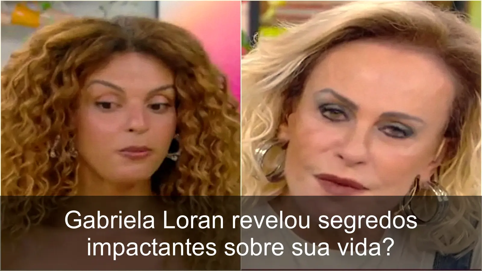 Gabriela Loran no programa Mais Você, compartilhando sua experiência sobre ser mulher trans