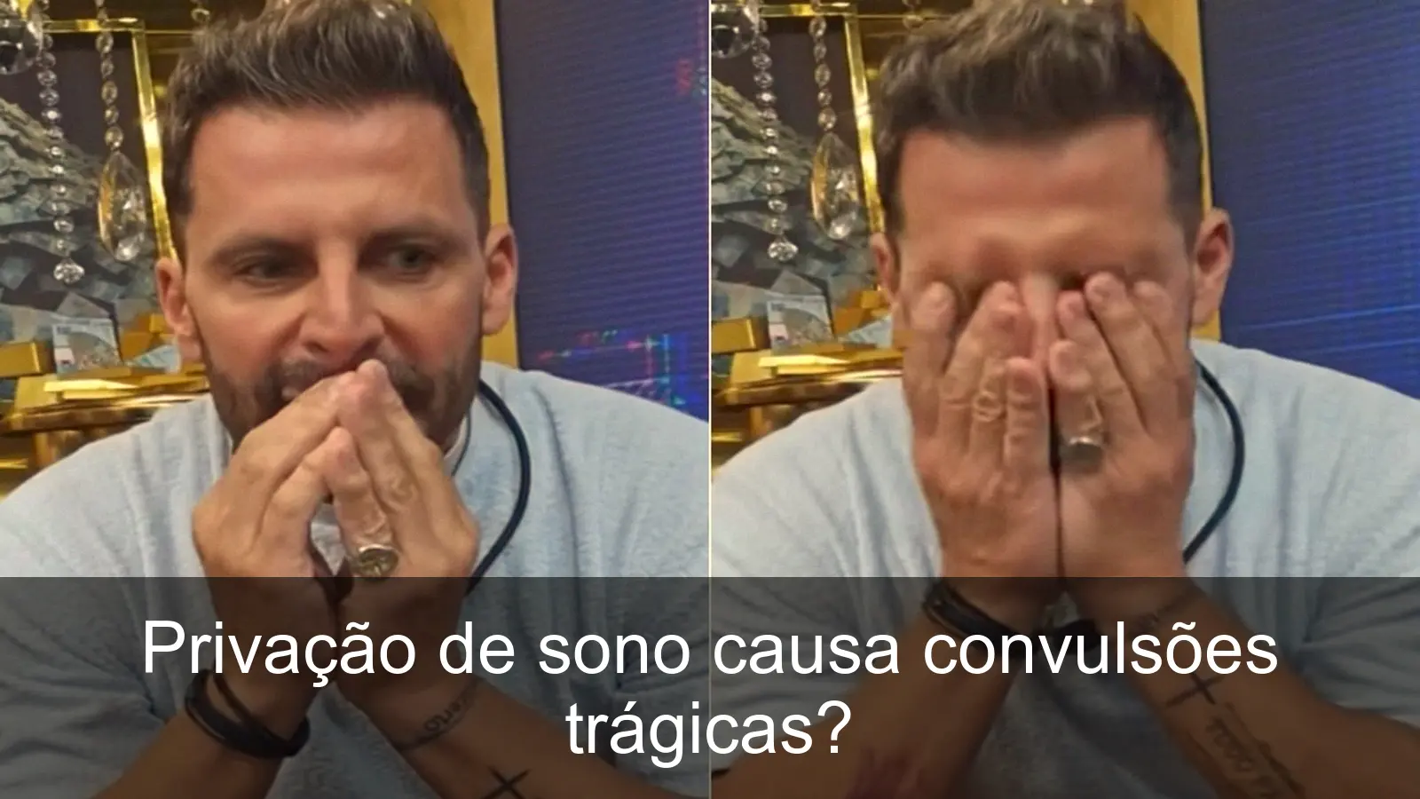 Henri Castelli durante sua recuperação