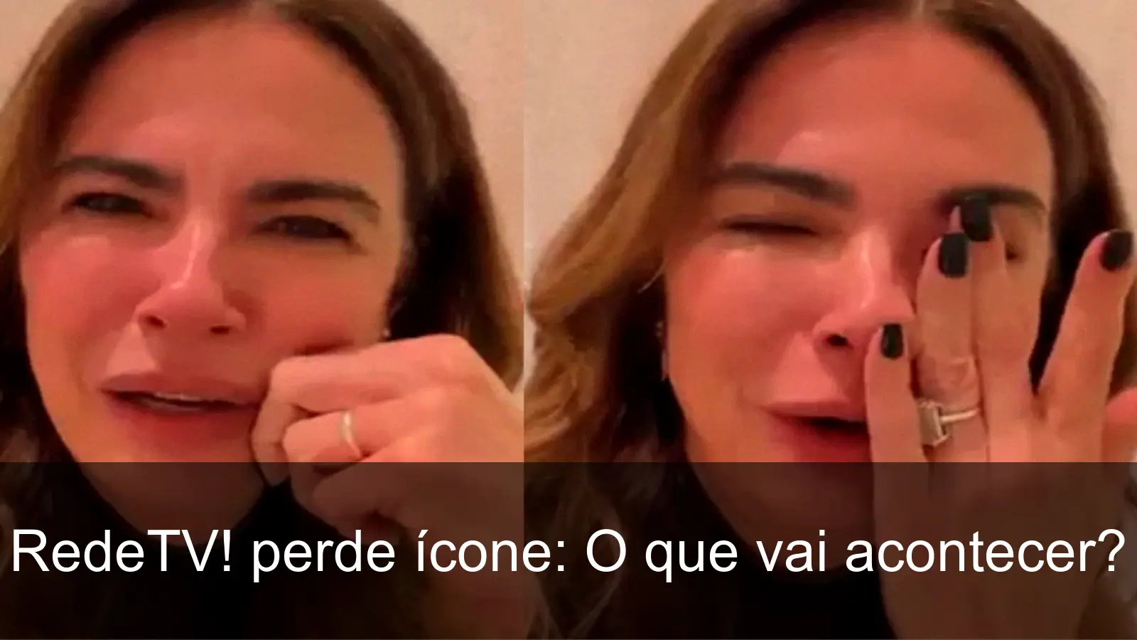 Luciana Gimenez deixando a RedeTV! em choque