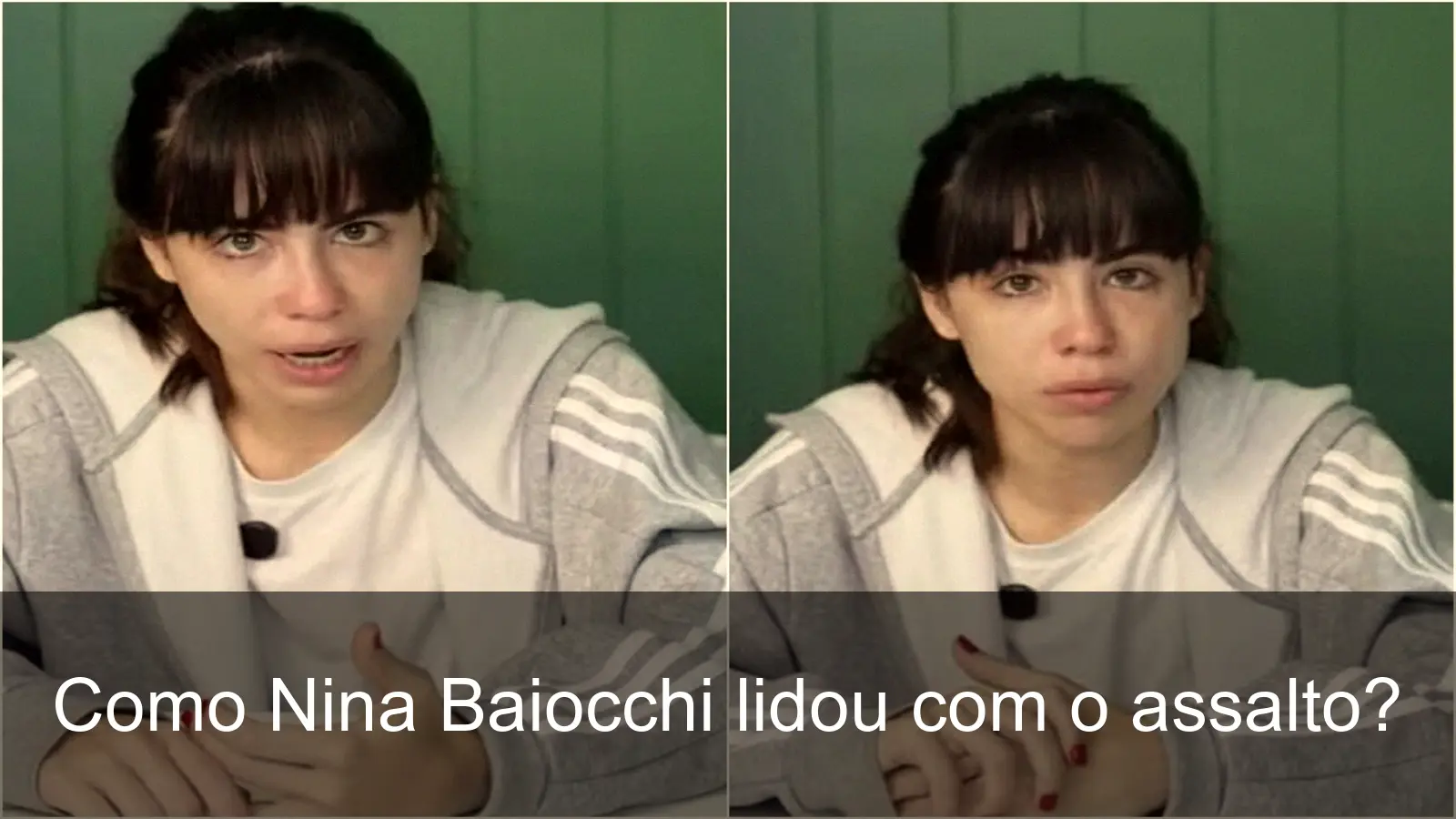 Nina Baiocchi desabafa sobre o assalto violento