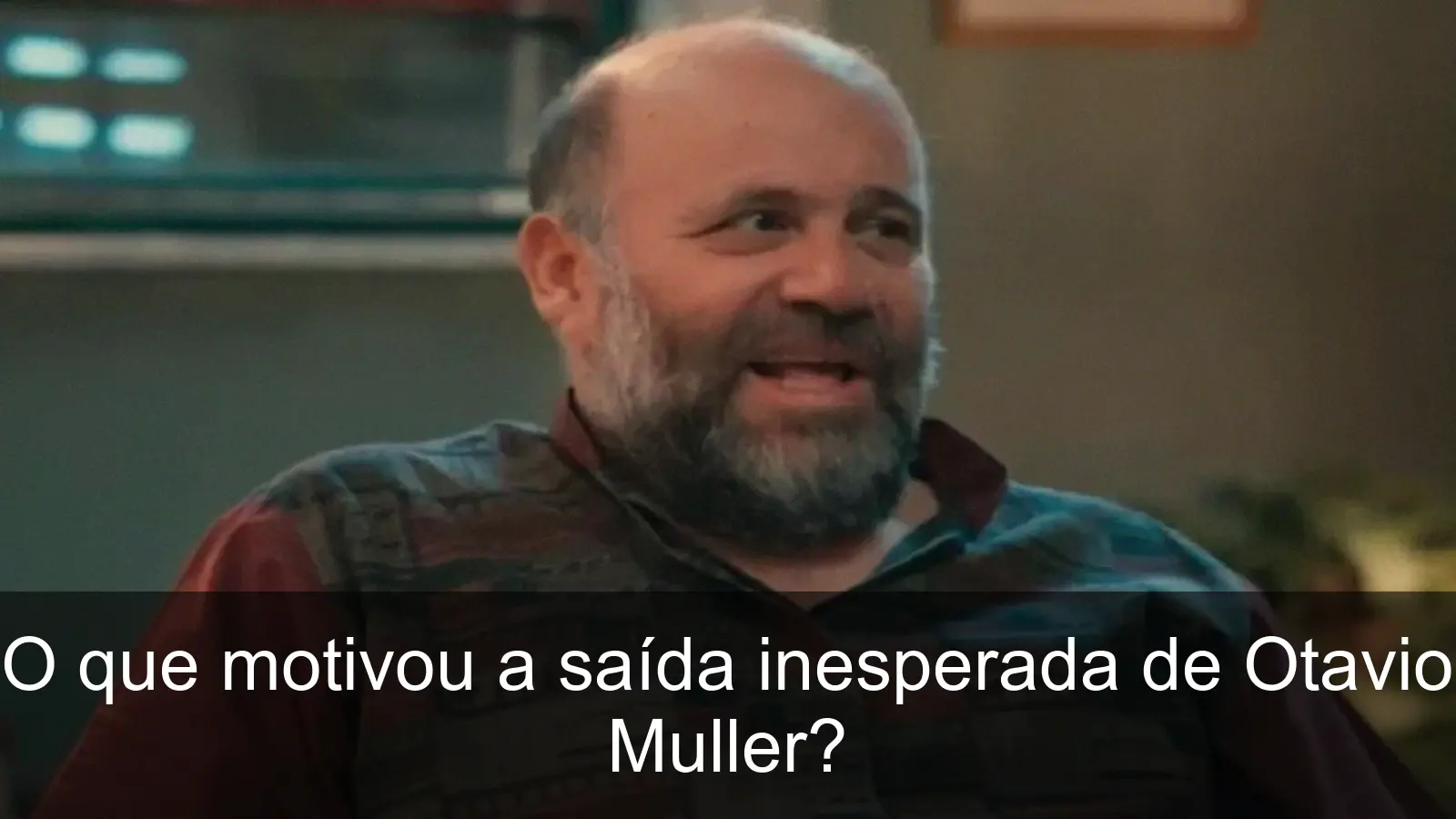 Otavio Muller como Célio em uma cena marcante