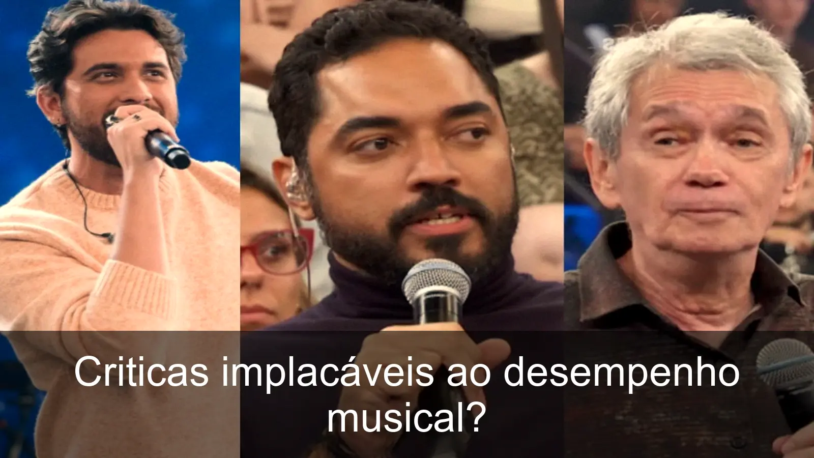 Thomás Aquino em performance de música