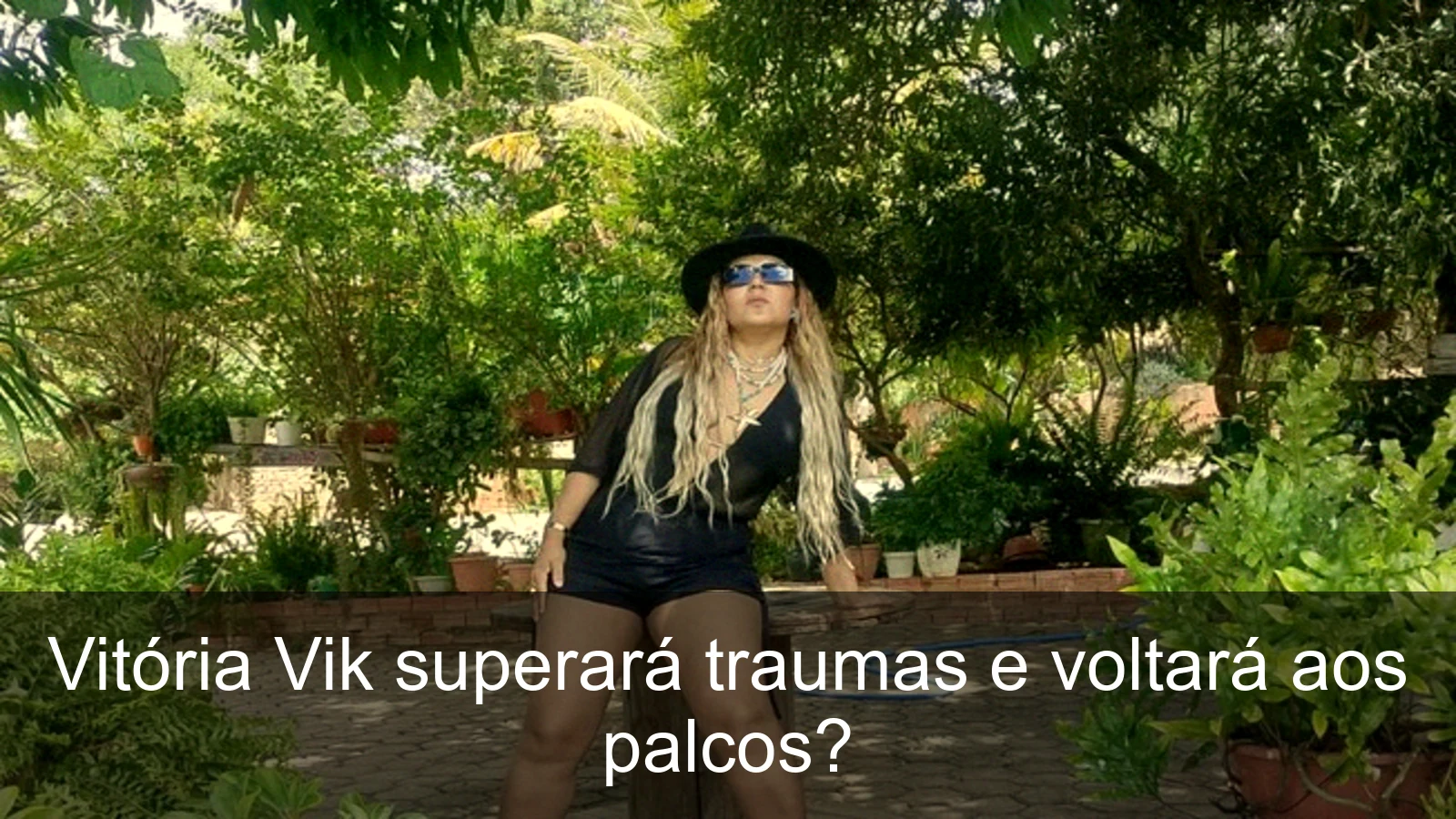 Vitória Vik homenageando Marília Mendonça em sua terra natal