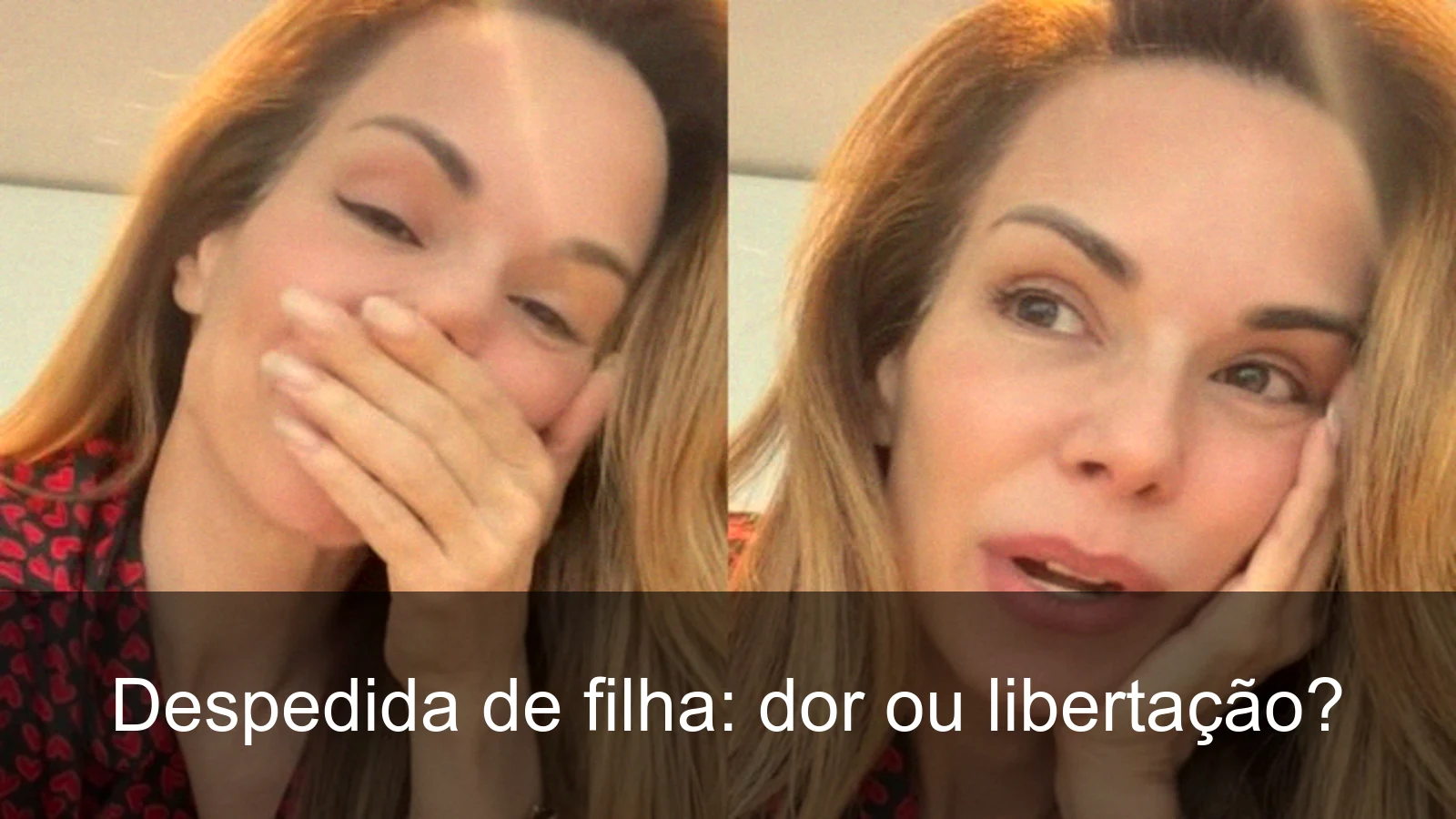 Ana Furtado desabafa sobre a difícil despedida da filha Isabella