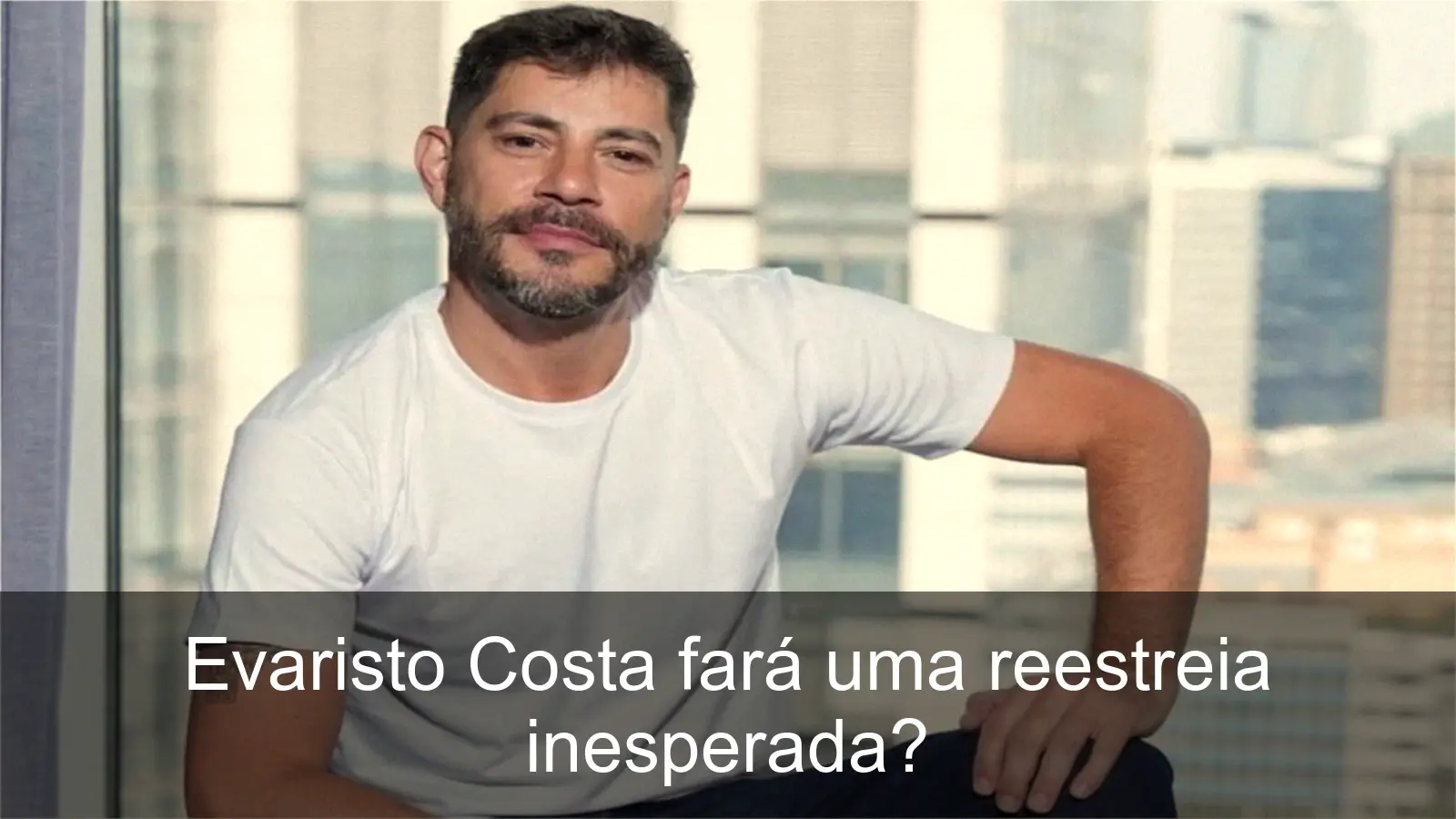 Evaristo Costa, o novo apresentador do reality Casa do Patrão