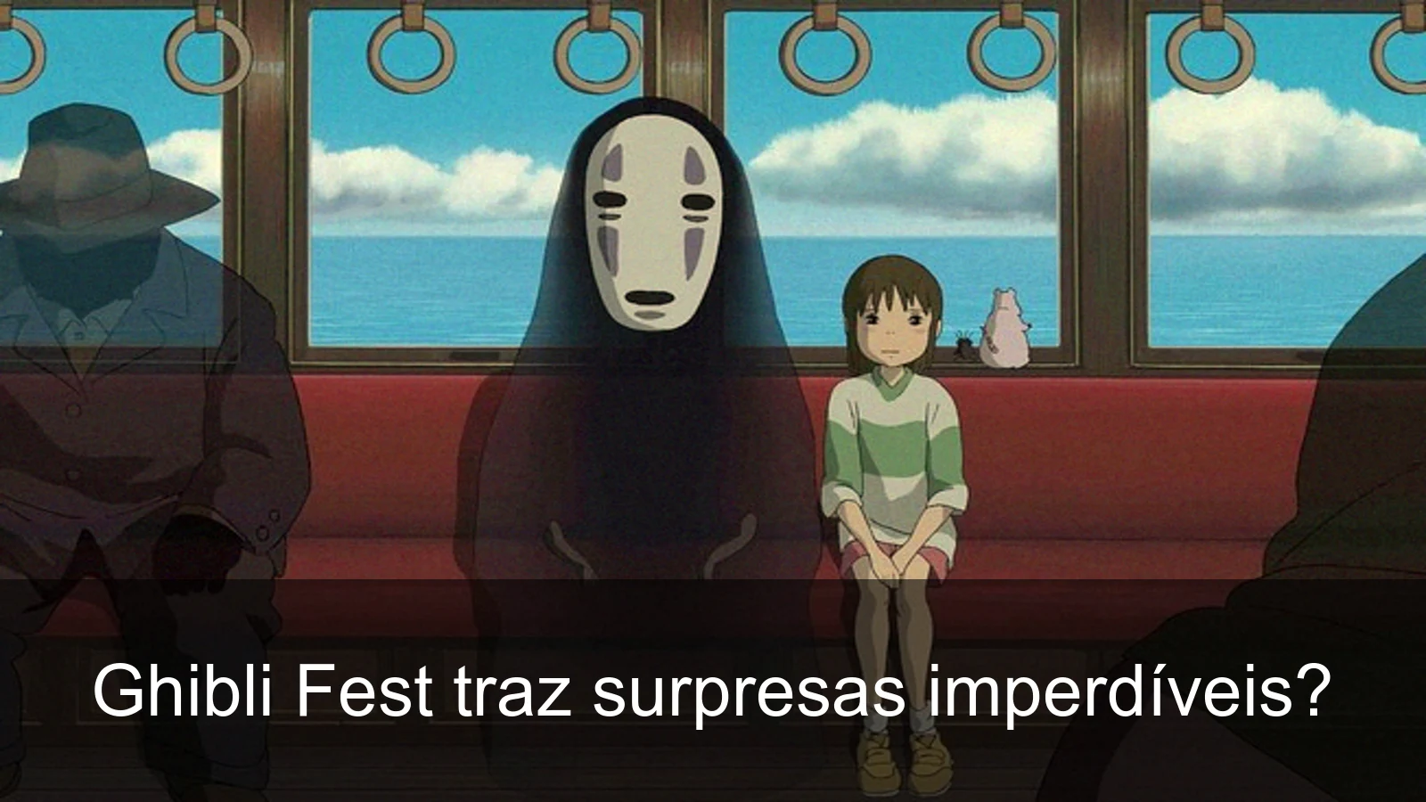 Cartaz do Ghibli Fest com personagens icônicos