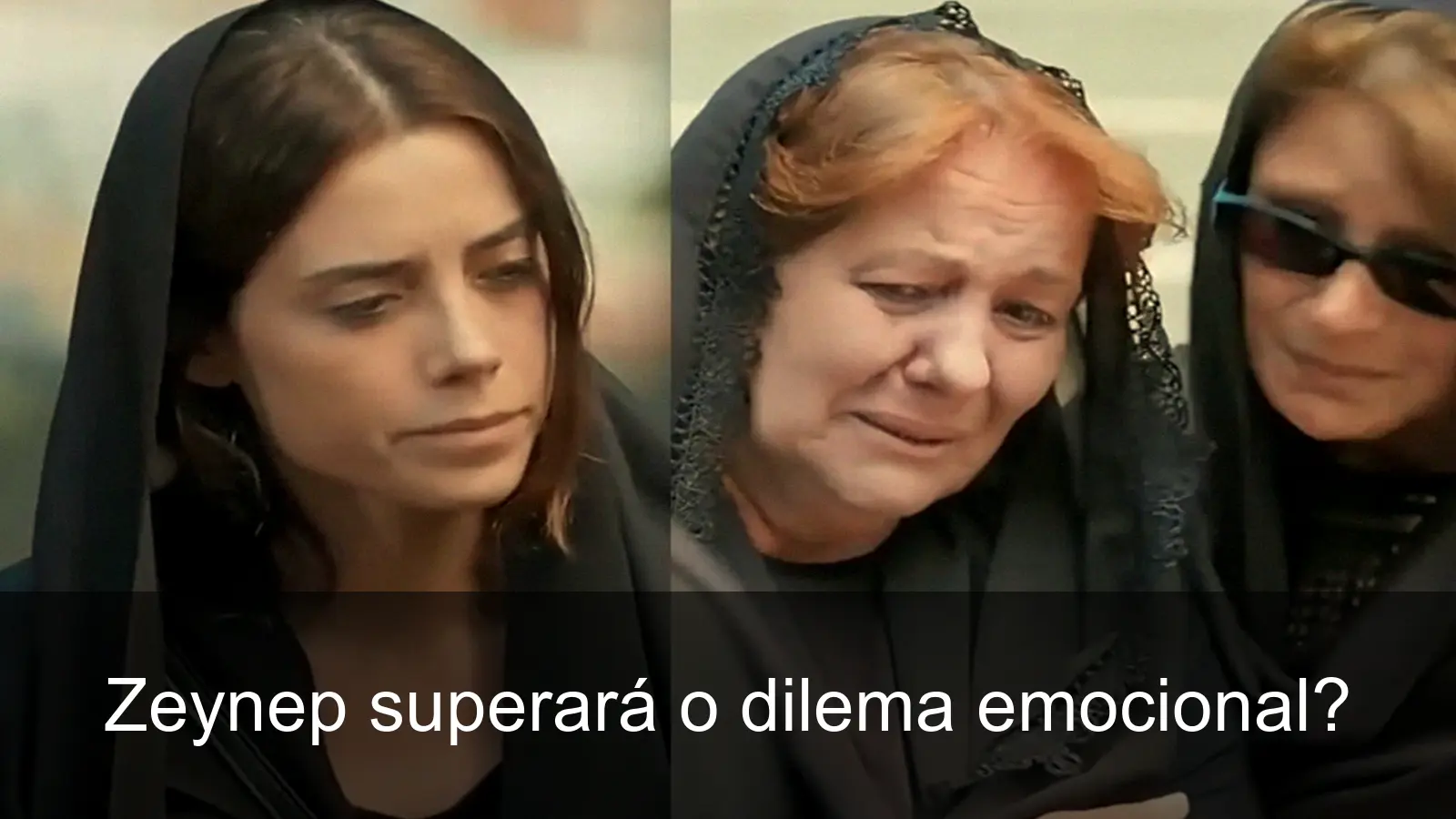 Zeynep ignora sua sogra durante o velório de Sinan