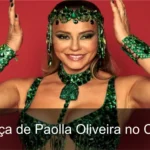 Paolla Oliveira não desfila, mas continua brilho na Grande Rio!