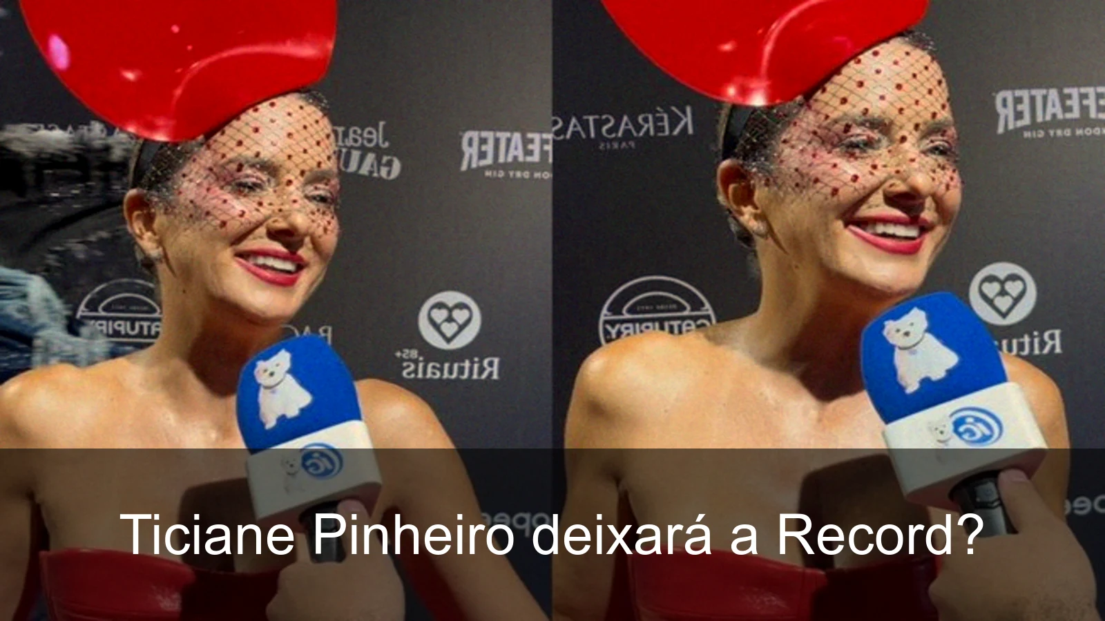 Ticiane Pinheiro no Baile da Vogue discutindo suas mudanças