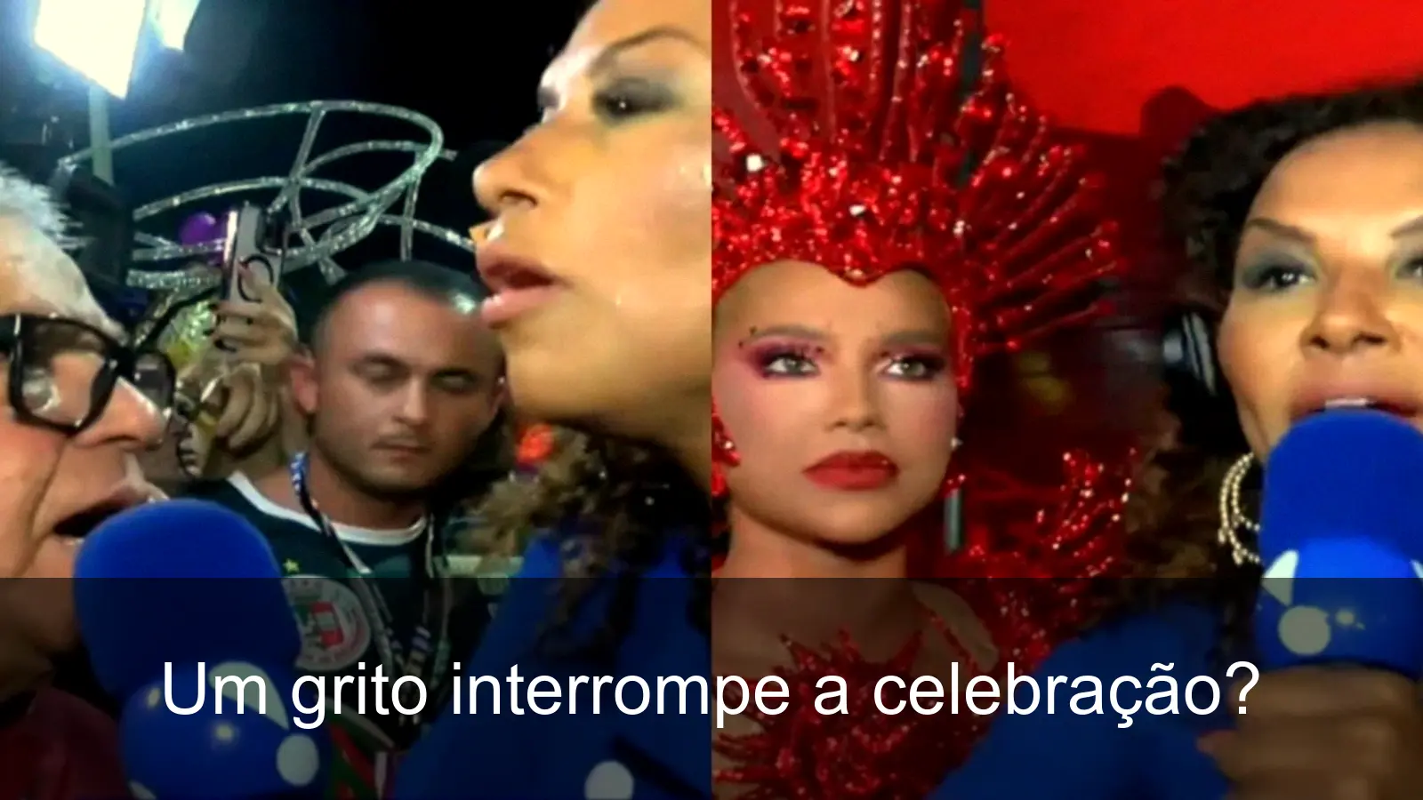 Virginia Fonseca durante a entrevista no Carnaval