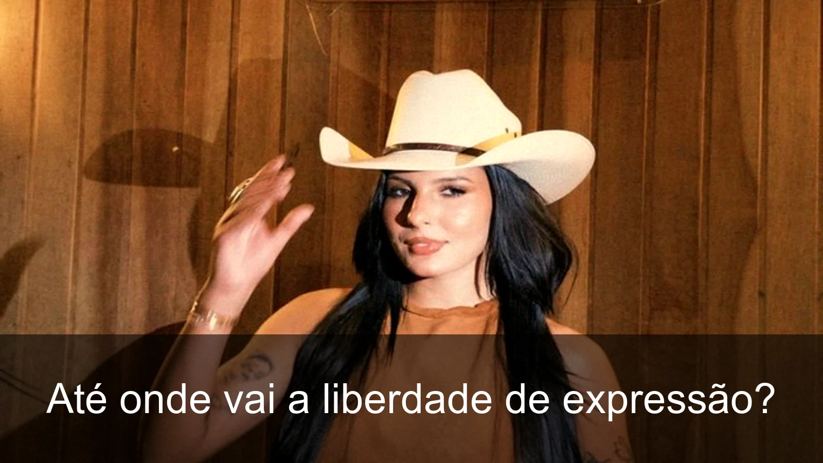 Ana Castela respondendo críticas nas redes sociais