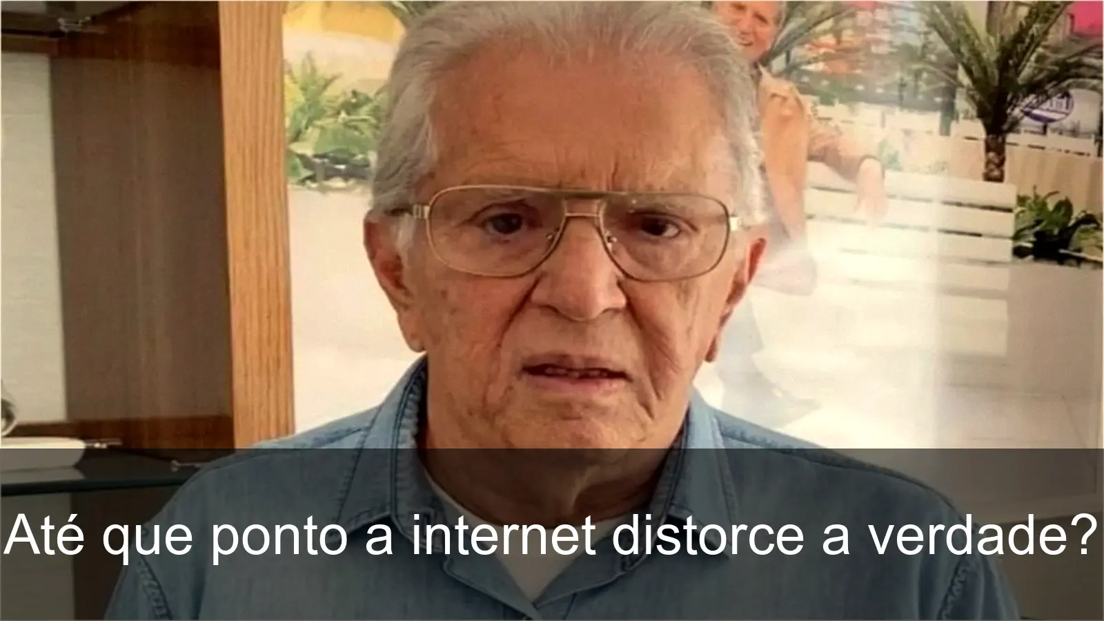 Carlos Alberto de Nóbrega debatendo sobre redes sociais