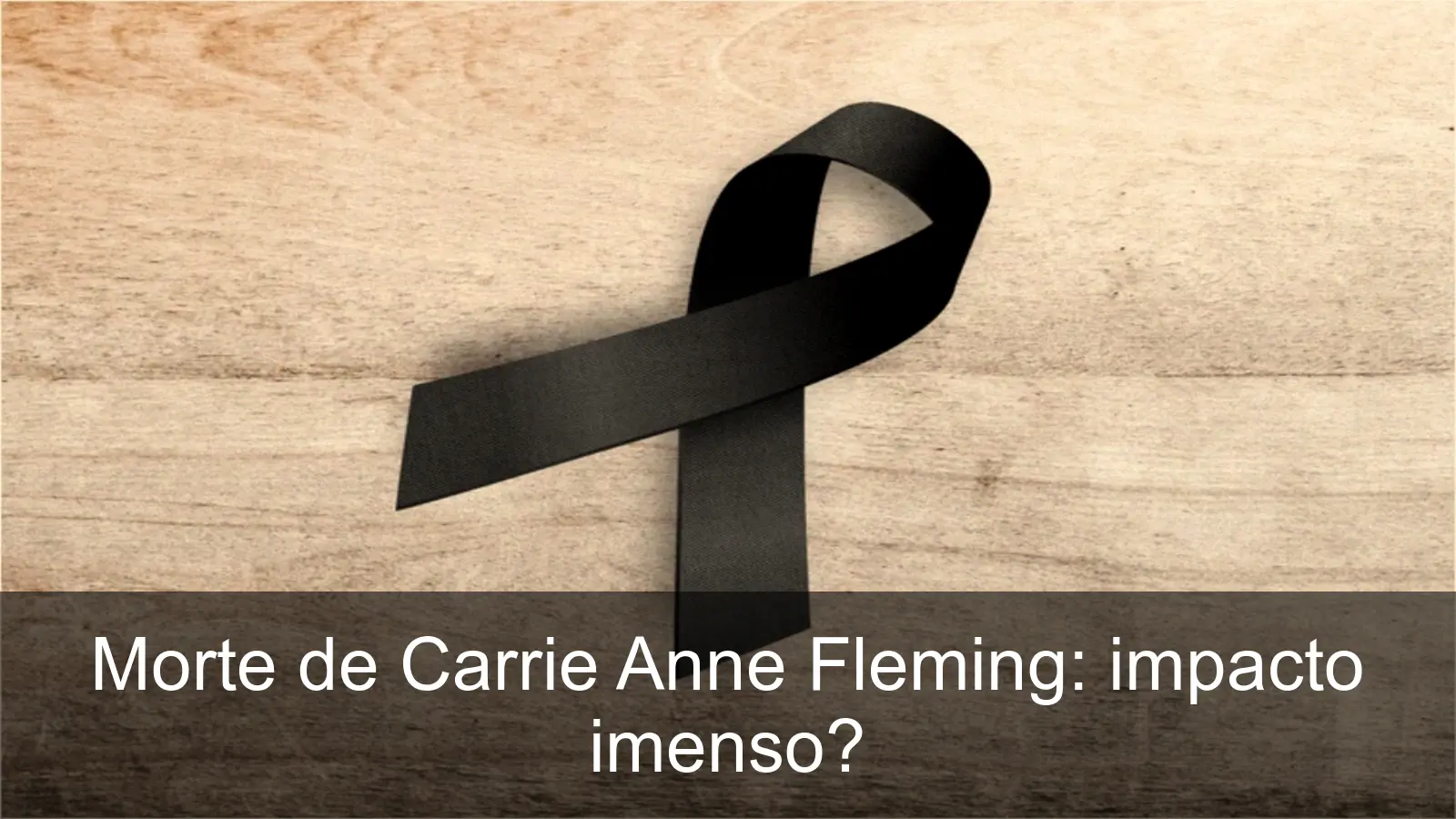 Carrie Anne Fleming em cena, representando seu legado artístico e humano no cinema e na televisão