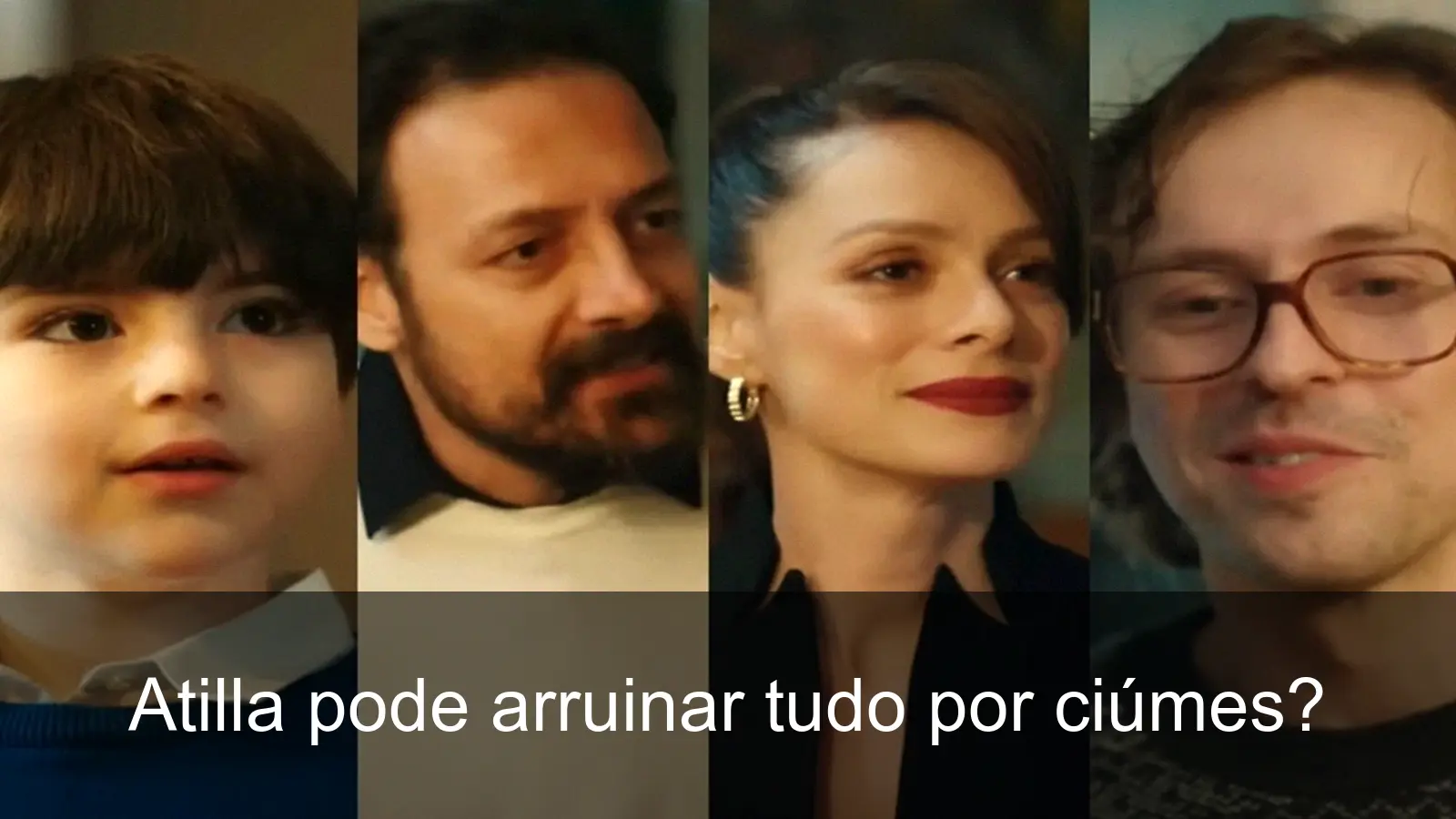 Atilla e Karsu em um momento de tensão emocional