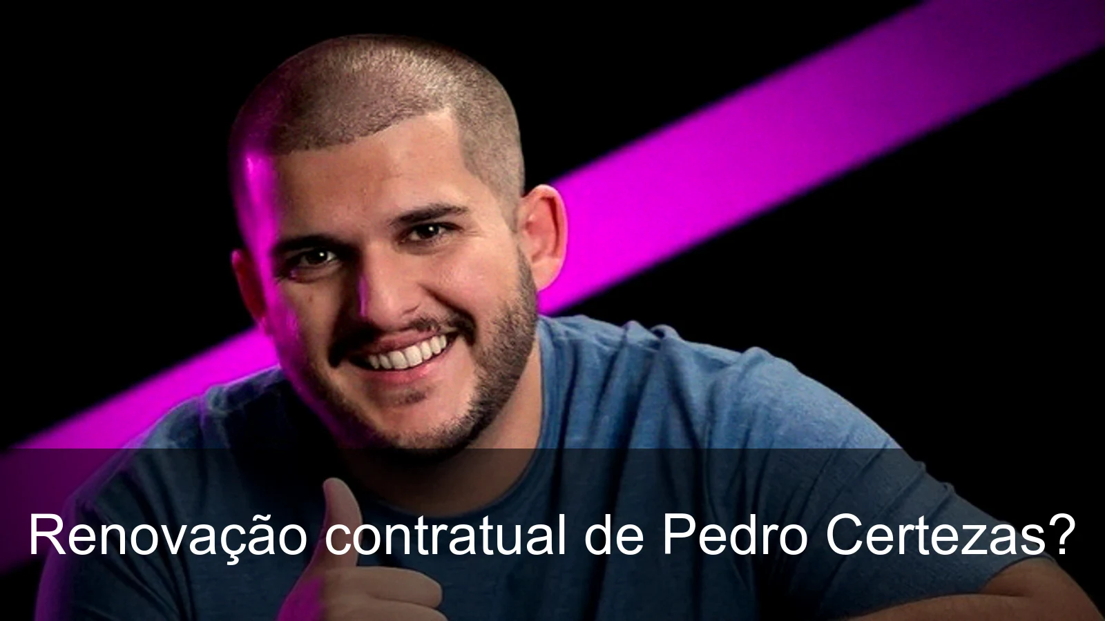 Pedro Certezas na TNT Sports